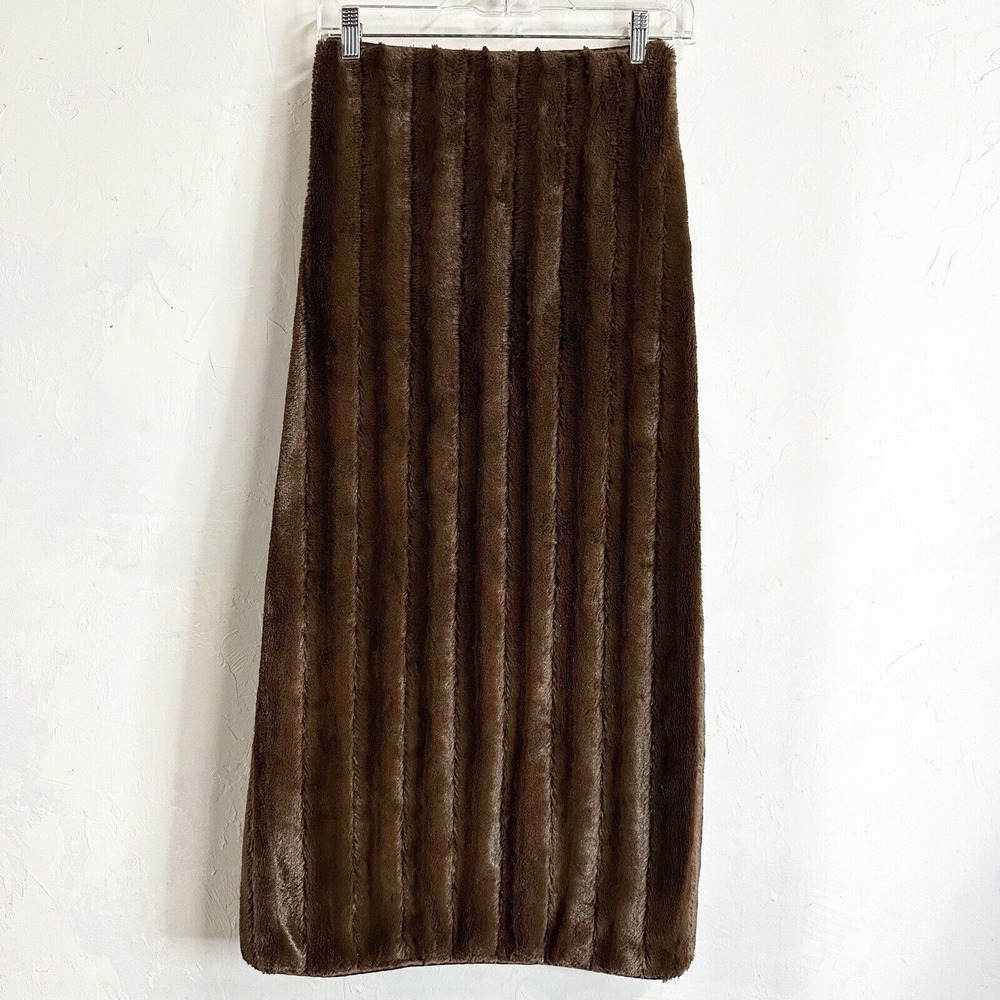 Max Daniel Baby Polka Dot Security Blanket Chocolate Brown Satin Ruffle